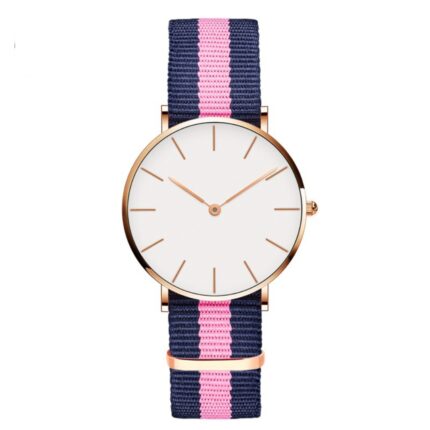 MW362G nylon Strap  Rose Gold Waterproof Watches MOQ 30 pcs with your logo on