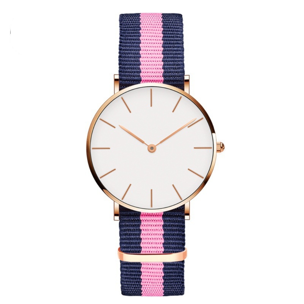 MEITU_20260127_172039475 MW362G nylon Strap Rose Gold Waterproof Watches MOQ 30 pcs with your logo on - Image 1