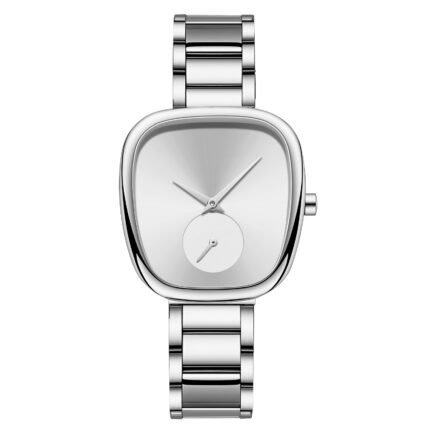 MW1251F Stainless steel  Strap  Silver  Waterproof Watches MOQ 30 pcs with your logo on