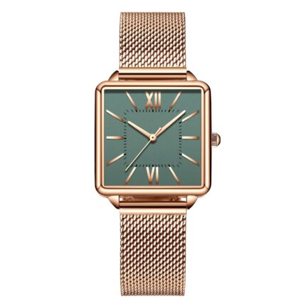 MW1082D  Stainless steel Rose Gold Waterproof Watches MOQ 30 pcs with your logo on